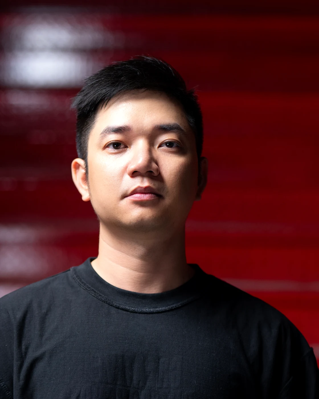 Silver7 studio portrait, electronic music producer